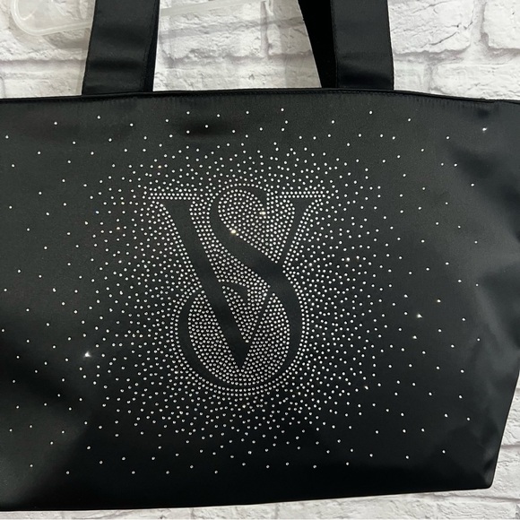 Victoria Secret Shine Black Tote Bag Black Friday 2024 NWT - Picture 2 of 6